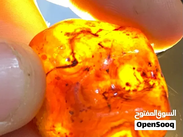 حجر عقيق طبيعي مصور