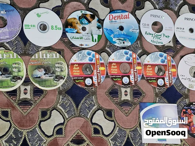 مجموعة متنوعة رائعة دي في دي DVD  و سي دي CD للبيع مستعملة