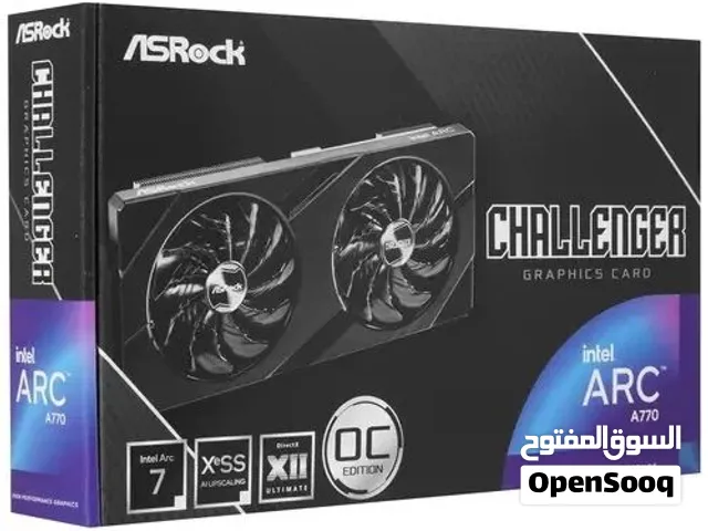 كرت شاشه Intel asrock a770 16 gb