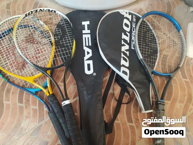 Sale tennis racket 6 piece dunlop ,head  and other brand .for adult and junior person can be used.