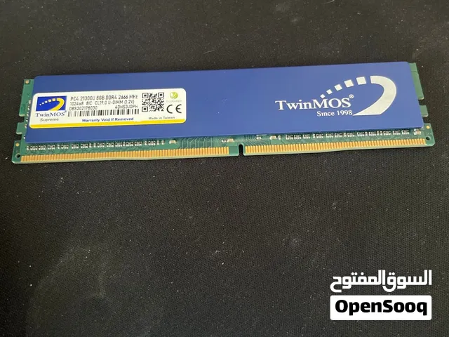 رام كمبيوتر (Desktop) TwinMOS Supreme - 8GB DDR4 2666MHz