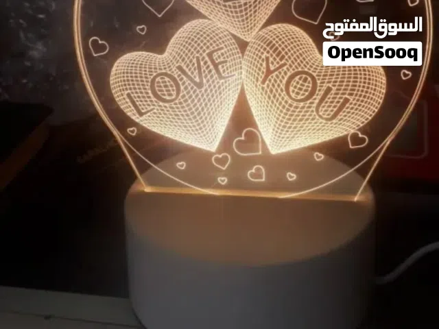مصباح ديكوري 3d   for gifts  باشكال متنوعه