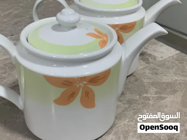 Set of 2 Ceramic Teapots - Floral Design