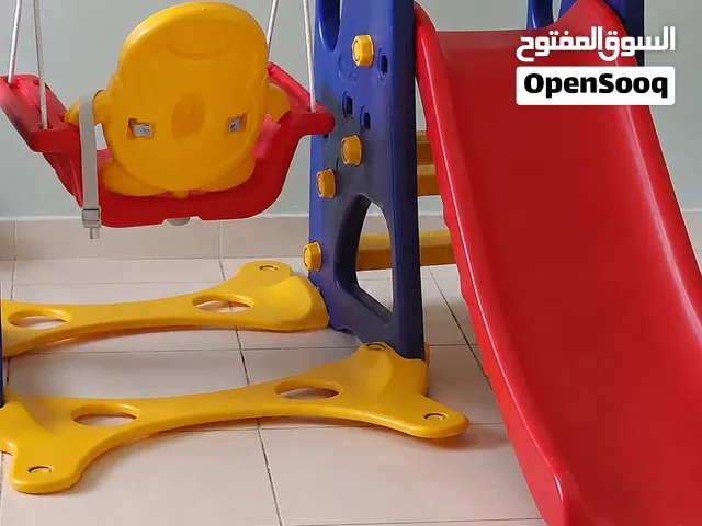 Kids’ Indoor Slide and Swing Set