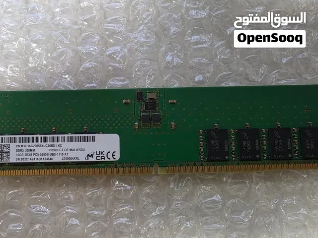 32GB DDR5-5600 UDIMM PC5-5600B Desktop Single Module Memory