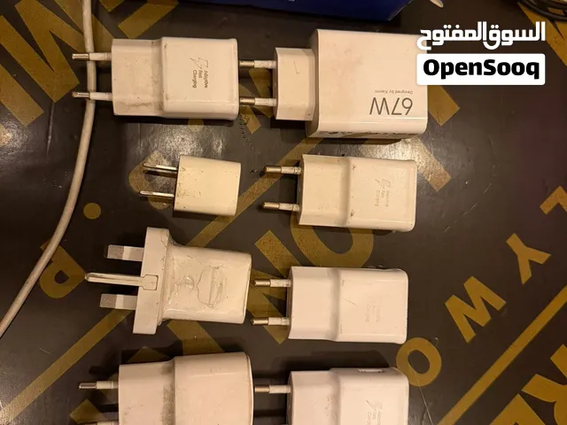 شواحن samsung fast charge مستعمله شغاله 100٪ ( سبب البيع عدم الحاجه )