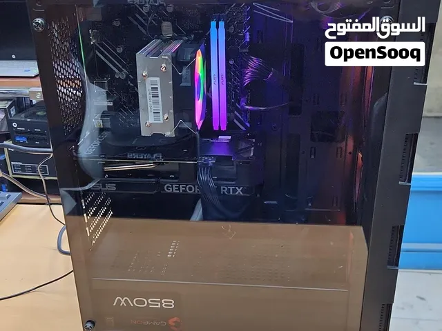 للبيع بي سي جيمنقCorei5/14Gen /16GB ram/1TB m.2  /4060 RTX 8 GB كالجديد لون أسود