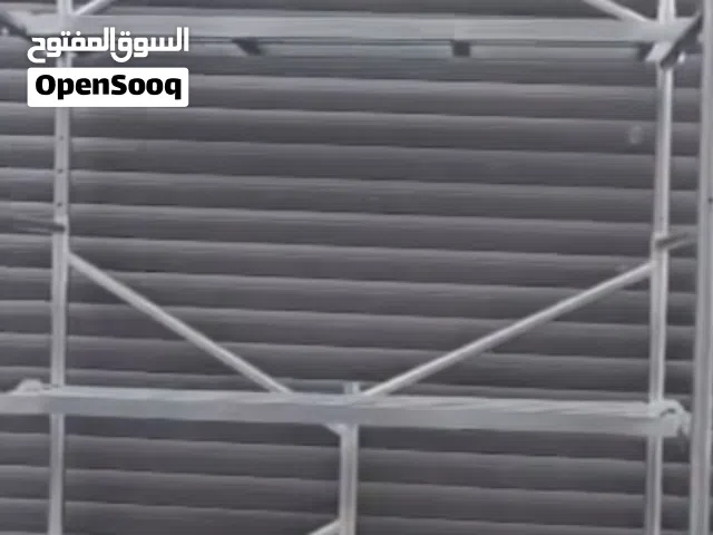سقالة طابقين سقالة لاصحاب ورشات البناء والدهان حديد مكلفن قياس طول 155 سم عرض 140 سم