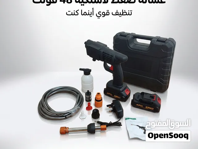 مضخة غسيل وفوم لاسلكية Dr. DeWalt الذكية – بقوة 48 فولت و600 واط (شديدة التحمل مع بطاريتين وضمان عام