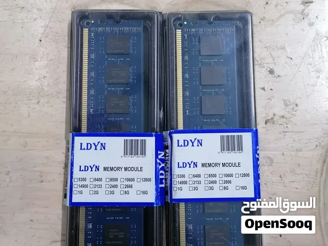 رام كمبيوتر مكتبي 16GB (8x2) DDR3 جديدة