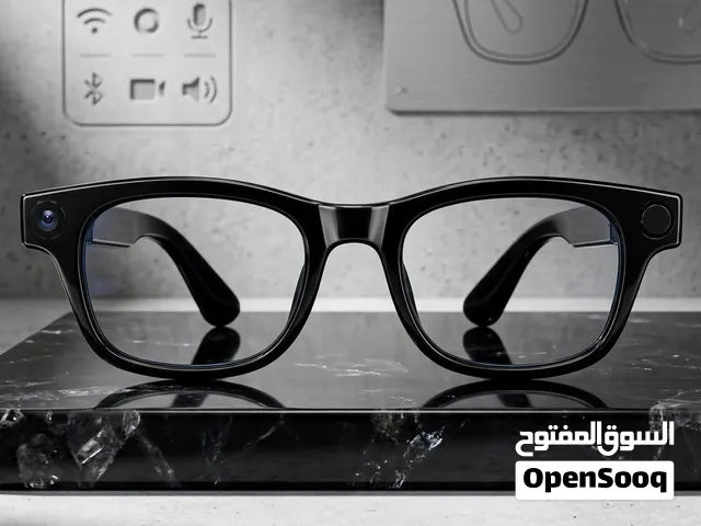 نظارات ذكية بيها ذكاء اصطناعي وكاميرا تصوير وترجمة لغات واستماع موسيقى ، واجراء مكالمات وغيرها