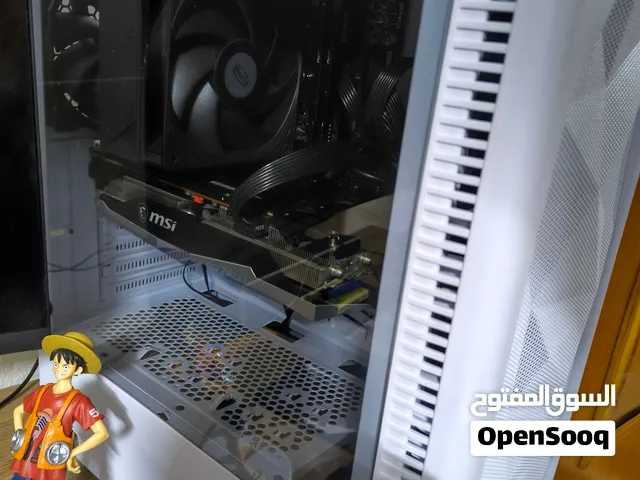 تجميعة حاسبة pc i7 10700 Rx 6600 xt B560 pro  P.w 600w Ram 16g  SSD 512 G HHD 320 G Cpu colour  Case