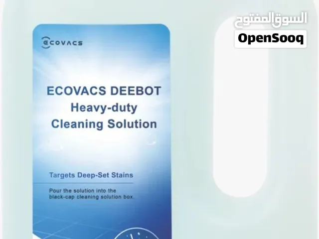 سائل تنظيف خاص بالمكانس الذكية deebot heavy duty cleaning solution السعر الحالي 12 ريال