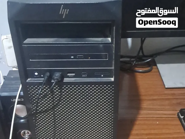 جهاز HP Z2 Workstation Tower Windows 10 ماوس +كيبورد  شاشة FHD 24 بوصة NVIDIA Qudra k4000