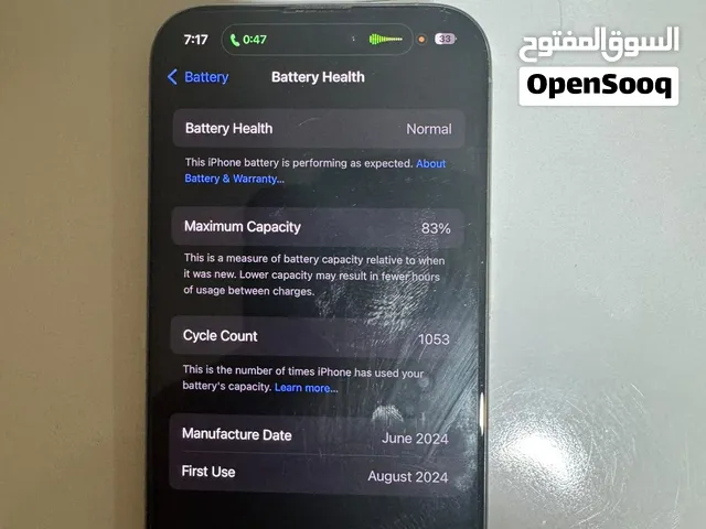 Apple iPhone 15 Pro 128 GB in Al Riyadh