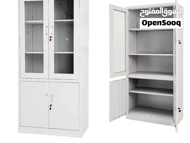 استلم وادفع عرض مميز لتنظيم كتبك وملفاتك بأناقة – خزانة مكتبة بأبواب زجاجية تحمي من الغبار .........