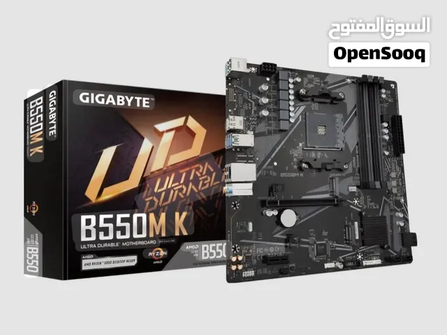 جديد مو مستعمله B550MK لوحه ام مع ضمان سنه