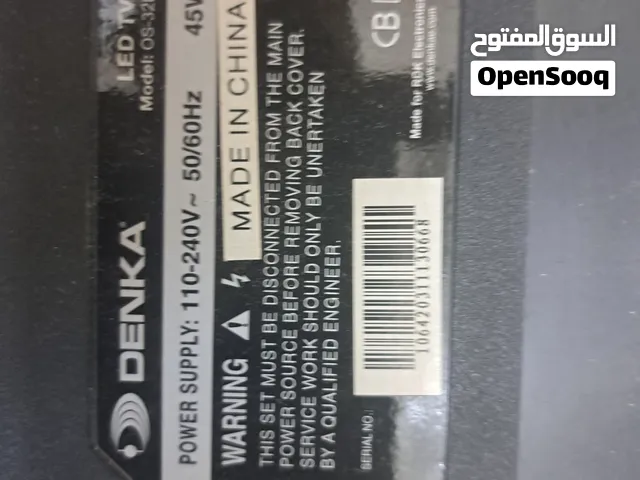 شاشة دينكا مستعمل قليل شغال 100%  بوصة موديل OS-32LED - LED عادي مو سمارت مستعمل نظيف وشغال 100 %