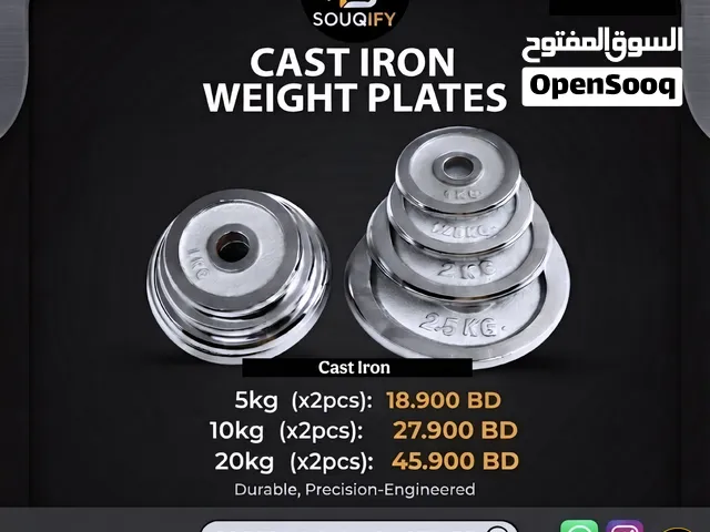 Cast Iron Weight Plates - Souqify