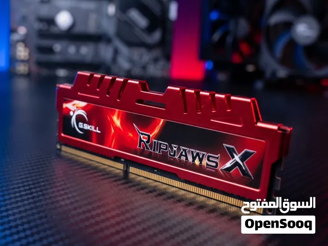 رام كمبيوتر مكتبي 8GB DDR3 G.SKILL Ripjaws X بحالة ممتازة.