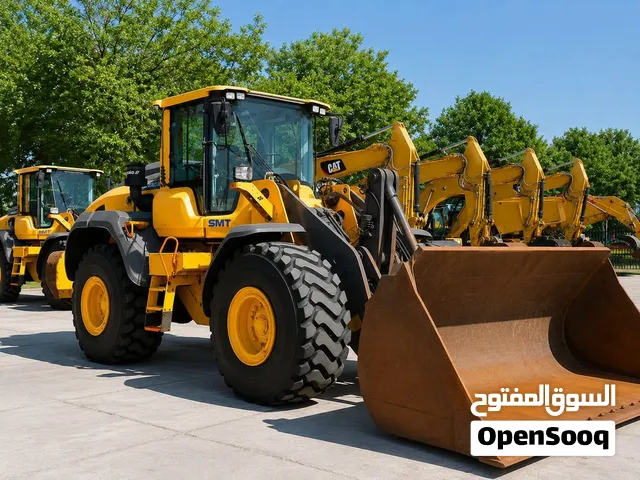 جرافة للايجار كافات أعمال الحفريات صخرية وترابية