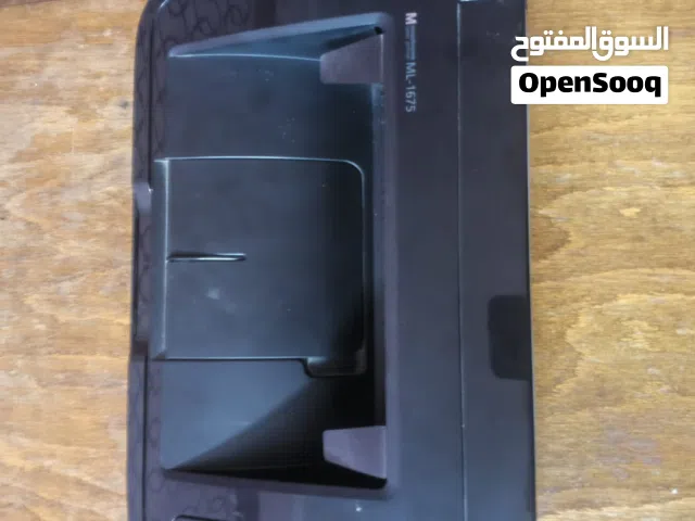 طابعة سامسونغ اتش بي  استعمال خفيف بحالة جيدة جدا  ابيض واسود