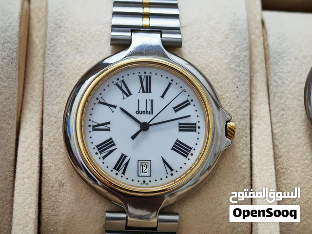 ساعة دنهل (Dunhill) أصلية بكف الفراشة - مقاس 36mm بحالة ممتازة