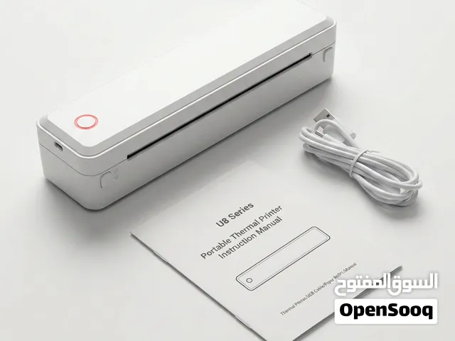 طابعة حرارية محمولة — U8 Series اطبع ملاحظاتك وصورك ومستنداتك بسهولة وفي أي مكان!