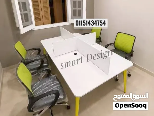 ورك استيشن/مكاتب موظفين/خليه عمل خشب mdfاسبانى عالى الجوده متاح تنفيذ جميع الاشكال والمقاسات