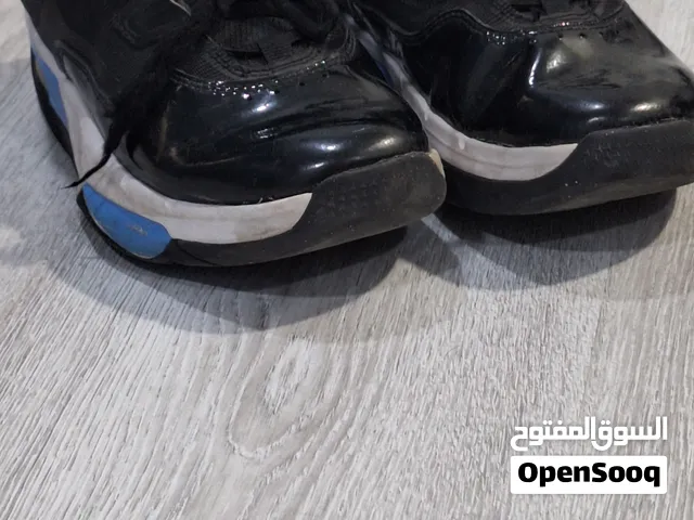 black and blue jordans shoes