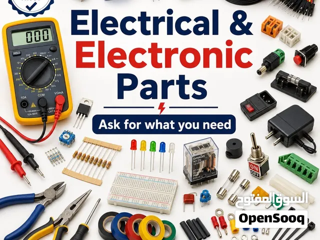 Electrical and Electronic Components Multimeters, Capacitors, Resistors, and More