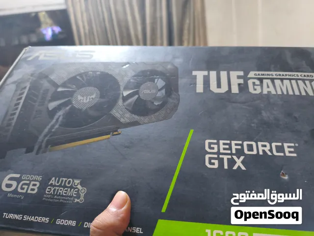 asus tuf 1660 super بحاله ممتازه شبه  من افضل النسخ جديد مختوم