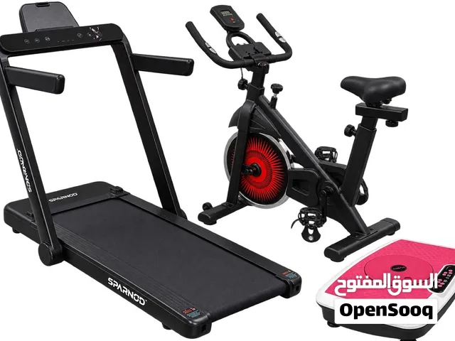 أجهزة رياضية منزلية للبيع – Treadmill + Vibration + دراجة رياضية