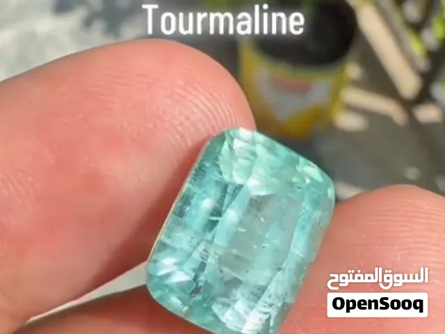 High Quality of Paraiba tourmaline Gemstones cut polished light Blue color.