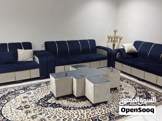 كنب طقم كامل للبيع مستعمل