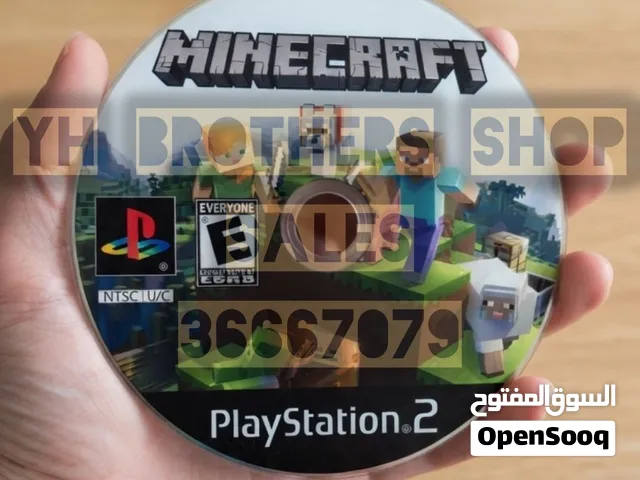 للبيع أشرطة لعبة ماين كرافت لجهاز بلايستيشن 2 بسعر 3 دينار جديد