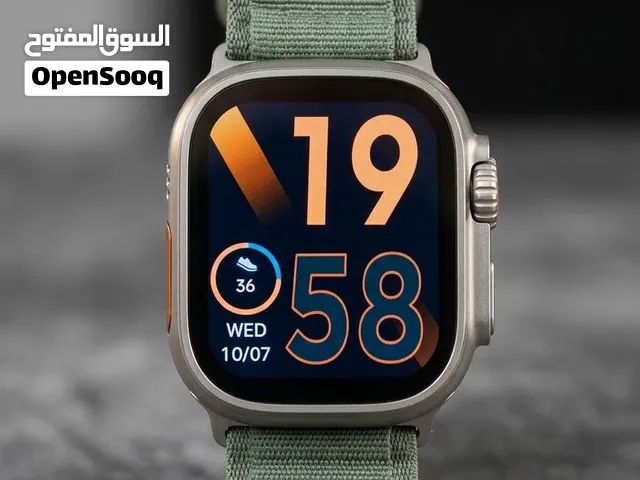 ساعة WiWU SW01 Ultra الذكية: تصميم ألترا الفخم مع سوارين (أخضر + برتقالي)!