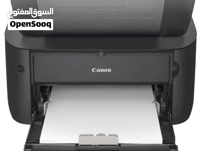 طابعة ليزر أبيض وأسود، نظيفة وحالتها ممتازة وجاهزة للعمل.