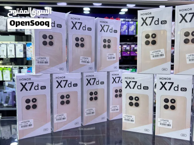 جهاز هونر X7D - 5G الجديد من شركة هونر  Honor X7D - 5g (256 GB-8RAM) بكفالة الوكيل الرسمي في الاردن