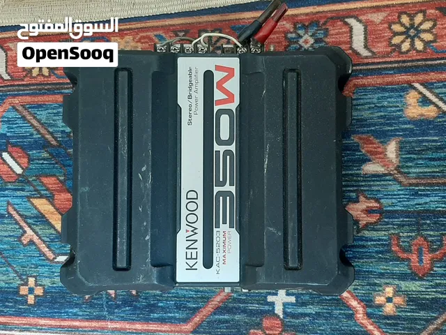 مضخم صوت اصلي وكاله مخزن  مضخم صوت للسيارات (Amplifier) من إنتاج شركة كينوود (Kenwood)