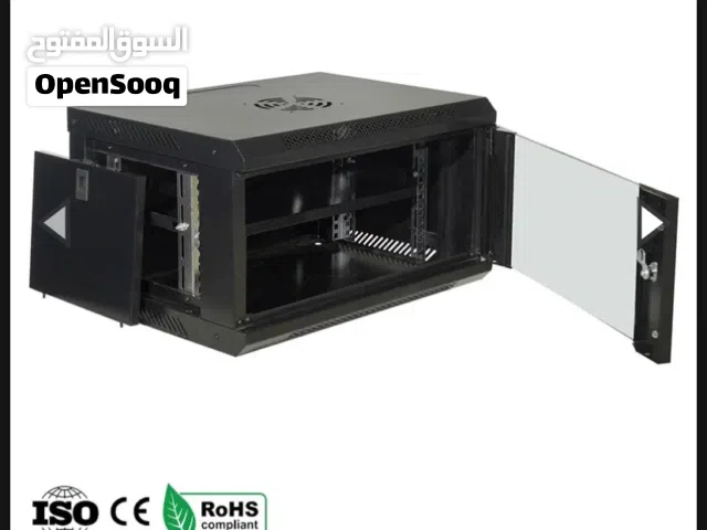 ضع كل اجهزة المراقبة والراوترات وجميع لوازمها في صندوق مميز 6U 530X300X400 WALL MOUNT CABINET