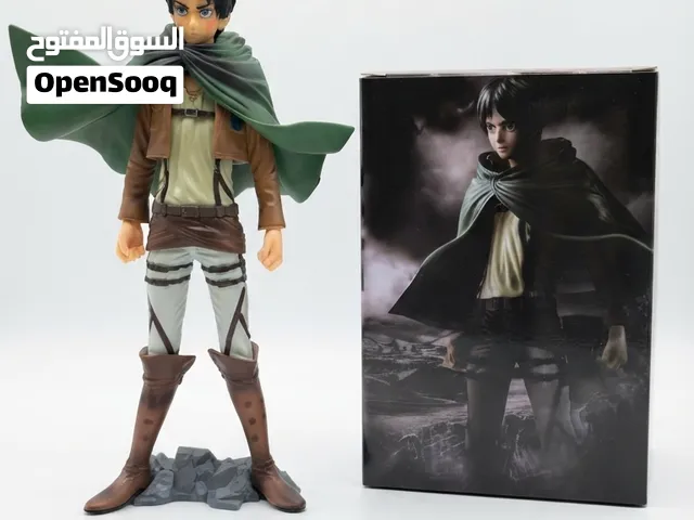 مجسم إيرن ييغر ( Attack on titan ) بحجم متوسط يتراوح بين 15 إلى 18 سم