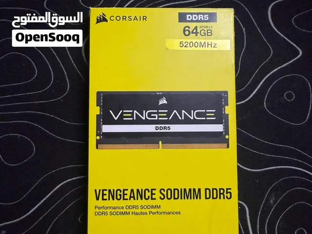 Corsair Vengeance 64GB (2x32GB) DDR5 5200MHz SODIMM Laptop RAM
