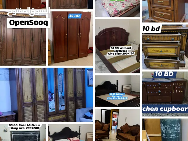 Furniture Sale – Wardrobes, Beds, Bedside Tables, Sofa Set, Gas Cylinder