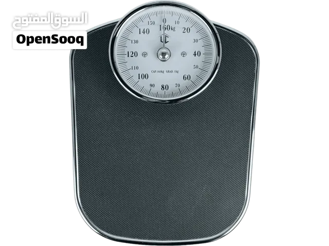 ميزان  ميكانيكي من LIBRONIC  الاستخدامات:  يمكن استخدام الميزان الميكانيكي لقياس وزن الأشخاص في المن