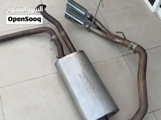 Exhaust BORLA with full back kit for Nissan patrol and tundra قزوز باورلا طلقتين على صوب اليمين