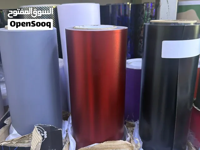 ستيكرز جميع انواعه فئاته ستيكرز لاصق فنيل OLFA خميس طبازه يوجد اضاءه جميع الالوان
