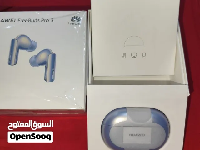 سماعة هواوي فري بودز برو 3 جديدة لم تستخدم (علبة مفتوحة فقط - غلاف الوكالة موجود)