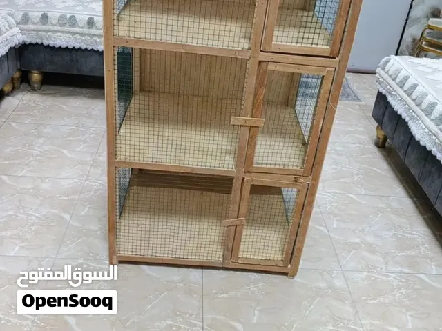قفص حمام 3خانات للبيع جديد الطول 110والعرض 60والارتفاع 50