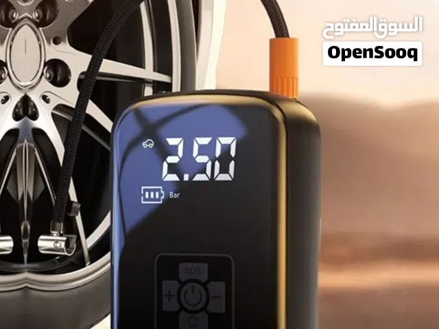 مضخة نفخ كهربائية لاسلكيه يصلح للسيارات وللدراجات النارية والدراجات الهوائية والقوارب والكرات